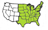 ZBird Shipping Map eastern